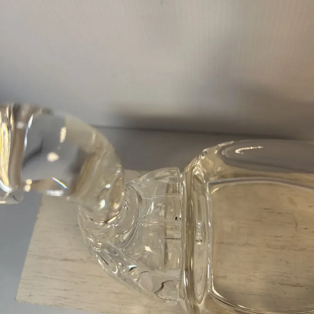 Vintage Lucite Acrylic Swan Towel Holder Clear Mid-century Modern Bath Kitchen